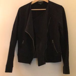 banana republic knit moto jacket